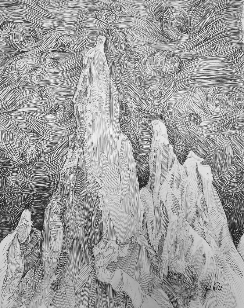 Turbulent Skies Over Cerro Torre