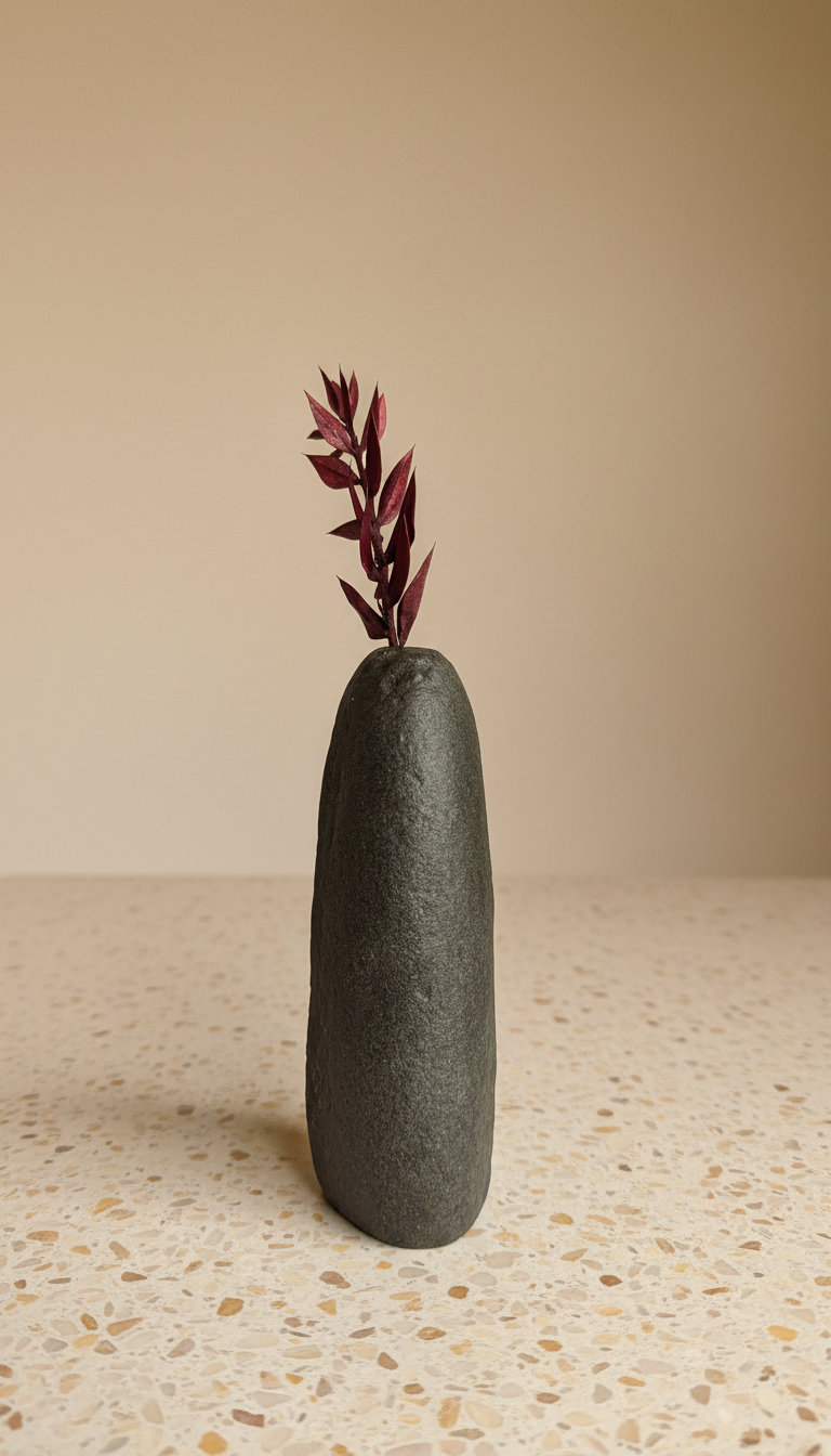 Striped - Stone Vase