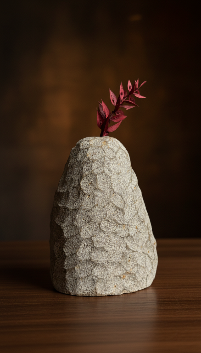 Naguri - Sculptural Stone Vase