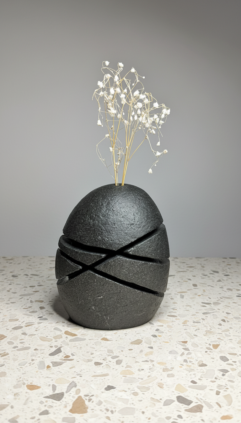 Elemental - Sculptural Stone Vase