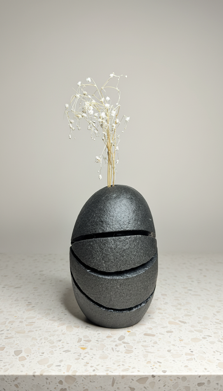 Elemental - Sculptural Stone Vase