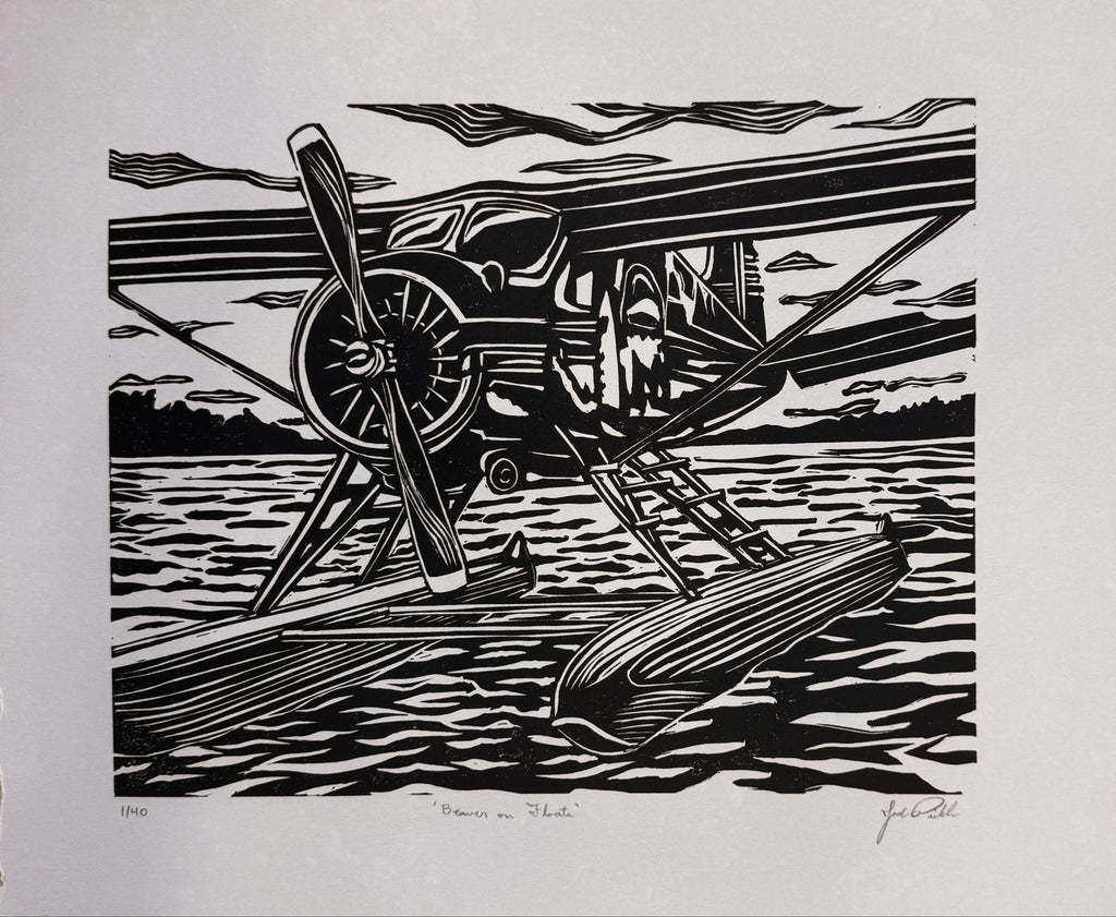 Beaver on Floats - Print