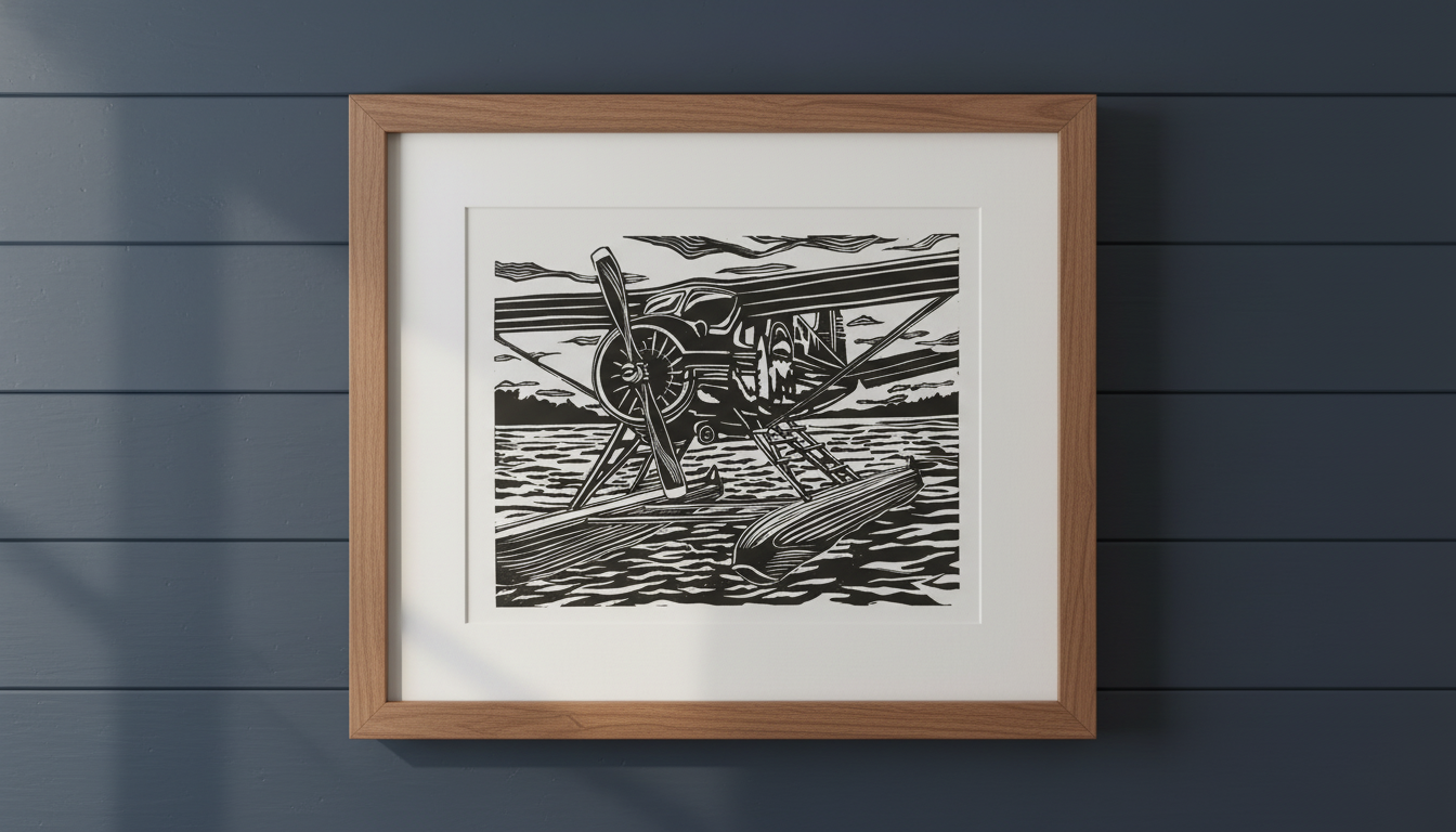 Beaver on Floats - Print